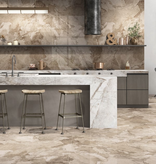 Porcelina Tiles Kitchen Collection