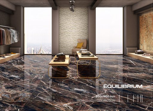 Equilibrium Brown Tiles 80cm x 160cm