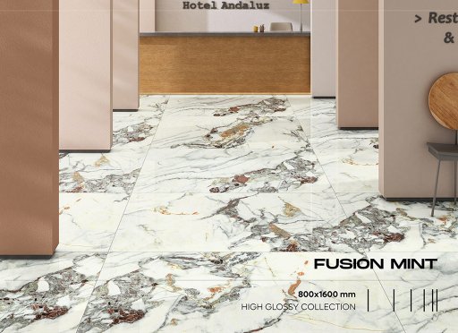 Fusion Mint Brown Tiles 80cm x 160cm